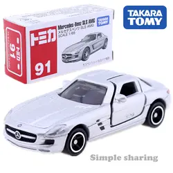 Такара томия томика №. 91 MERCEDES BENZ SLS AMG игрушечная спортивная машина 1: 65 миниатюрные Детские куклы литье под давлением поп-модель комплект