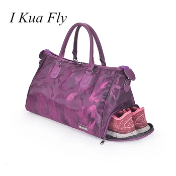 

New Outdoor Sports Bag For Women Gym Bags Fitness Travel Handbags Shoulder Dry Wet shoes Men Sac De Sport Duffel 4