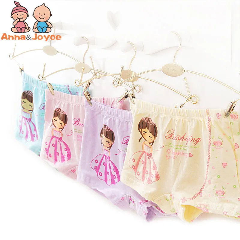 4pcs/lot Children/kids/girls Cartoon Character/ Underwear / Briefs /Panties/ Underpants Tnn8133