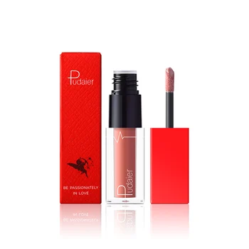 

Pudaier Matte Lipgloss Sexy Liquid Lip Gloss Matte Long Lasting Waterproof Cosmetic Beauty Keep 24 Hours Makeup lips