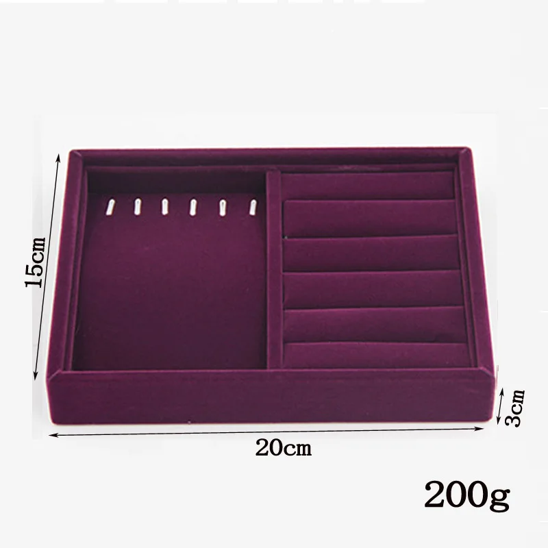 Purple ring & necklace tray
