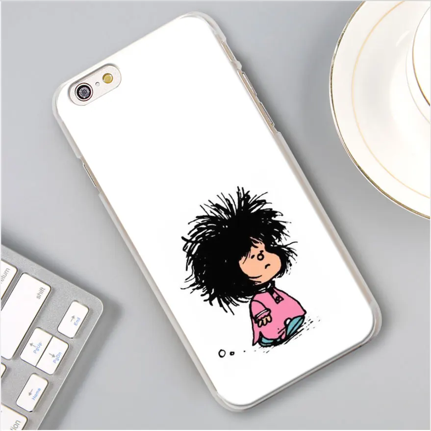 Mafalda чехол для телефона для Apple iPhone X XR 7 8 Plus 6 6s Plus XS MAX 11 Pro Max SE чехол для телефона Coque