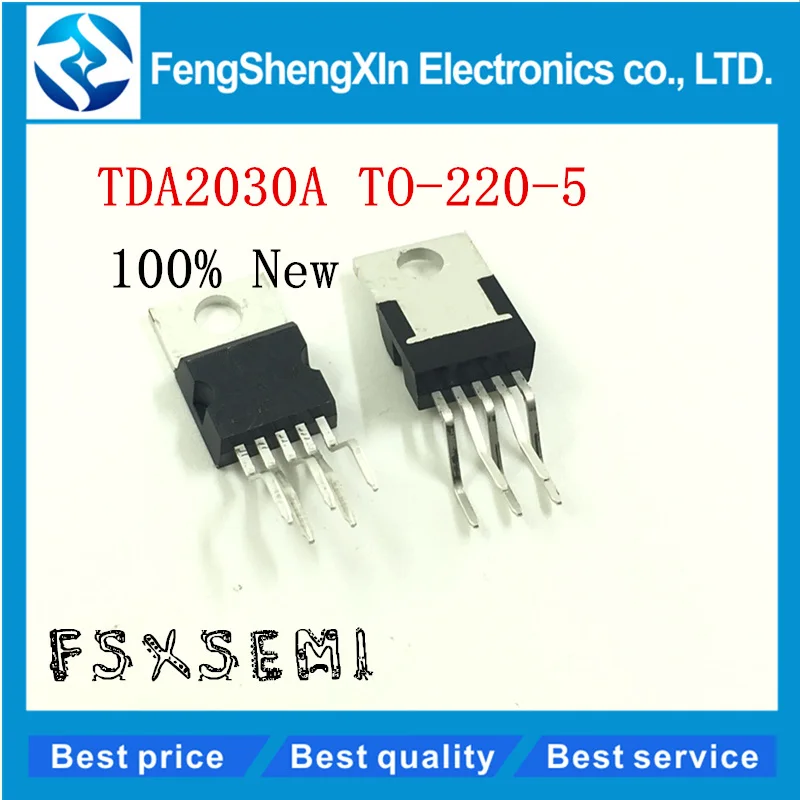 

10pcs/lot New TDA2030 TDA2030A TO220-5 AUDIO AMPLIFIER IC