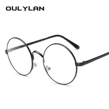 Oulylan круглые очки, оправа для мужчин и женщин, Классические прозрачные линзы, очки для глаз, женские очки для близорукости, оптические прозрачные очки, очки