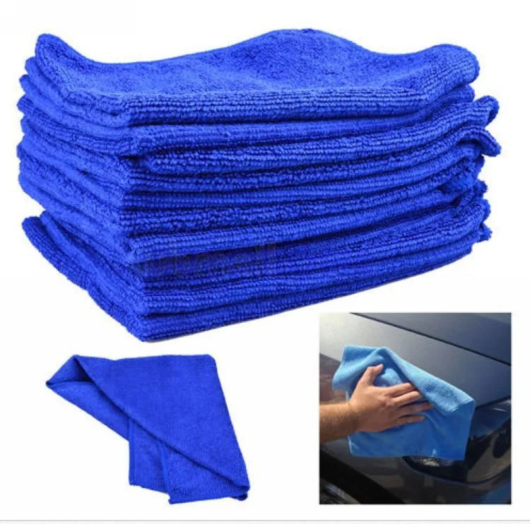 10 шт. ультра мягкая протирочная ткань для автомобиля домашний офис полотенце с микрофибрами для чистки ткани сверхтонкое волокно махровое полотенце мочалка