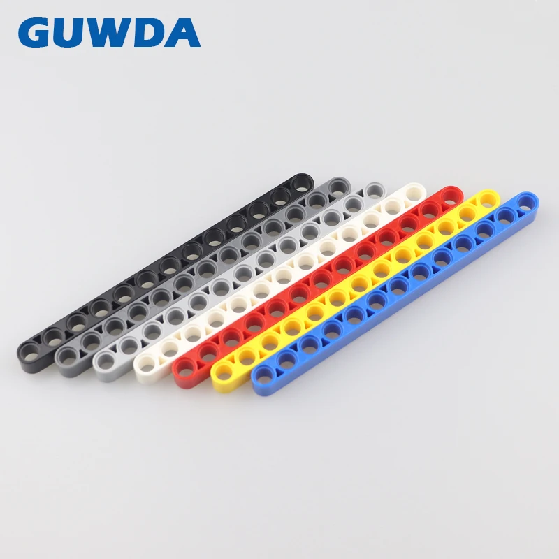

100PCS Technic Series Liftarm 1x13 Thick Bricks High Quality Studless Beam Compatible LegoING Parts Bulk Building Blocks 41239