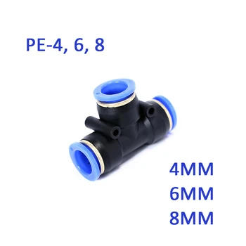 

GOGO isometrical tee 4mm 6mm 8mm PUT PE tube pneumatic fitting