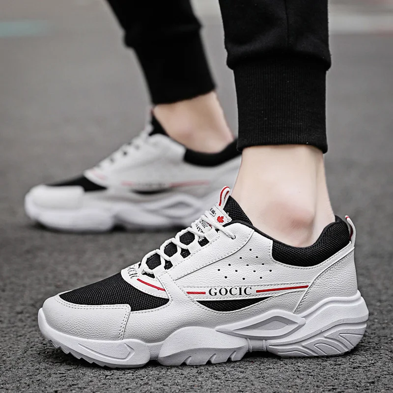 

2019 new summer sports and leisure mesh men's shoes Korean version of the trend of wild breathable white tide shoes