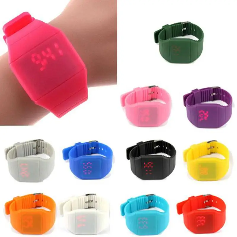 

Waterproof Children Watch Boys Girls LED Digital Sports Watches Silicone Rubber watch kids Casual Watch Gift 2019 Hot Sale
