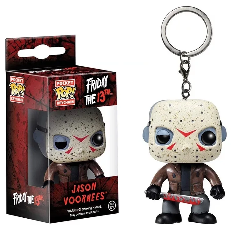 

POP Pocket Pop Keychain Official Friday the 13TH Jason Voorhees Action Figure Collectible Model Toys for Children Birthday Gift