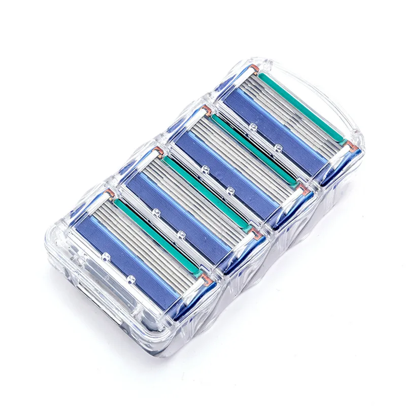 

4pcs/lot Shaving 5 Layers or 3 Layers Razor Blades For Men Face Care Refills Blade Shaving & hair removal high Quality safety