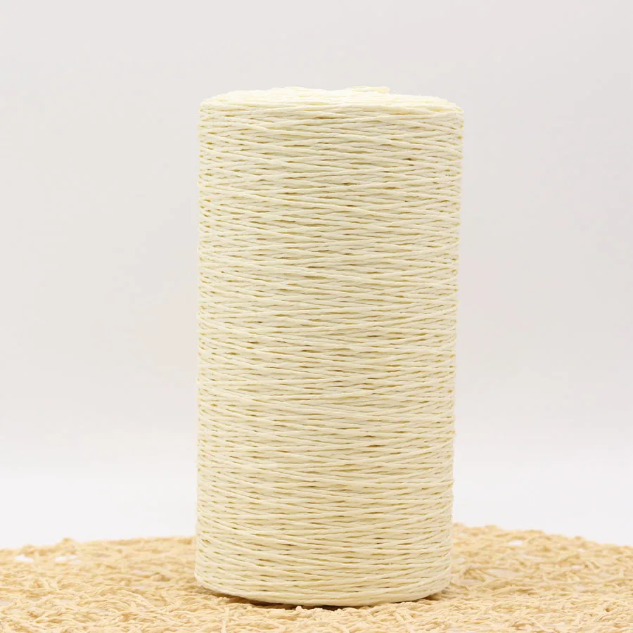 500 г/лот летние соломенные из пальмового волокна натуральные вязаные крючком вязаные шерстяные шляпы из пряжи сумки корзины пряжа для ручного вязания