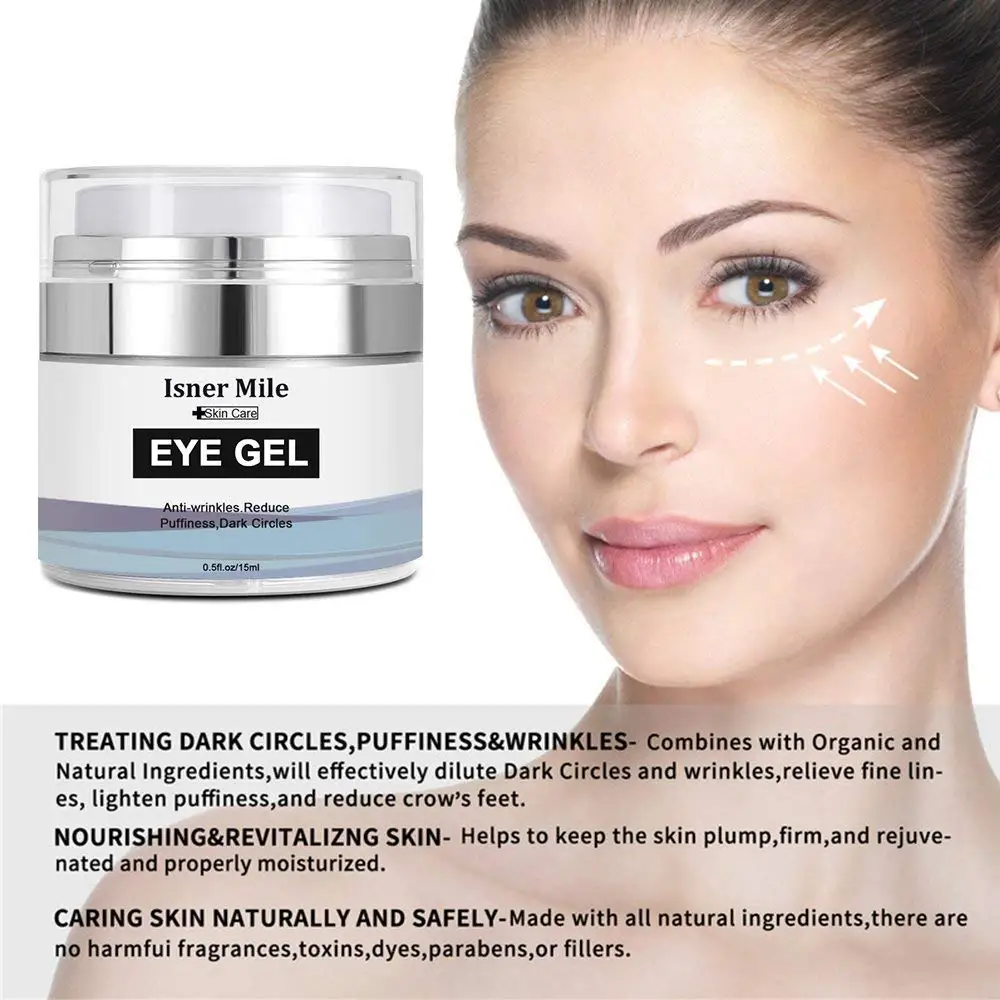 

ISNER MILE Oil-Free Formula Anti-Aging Wrinkles Eye Cream Hyaluronic Acid Gel
