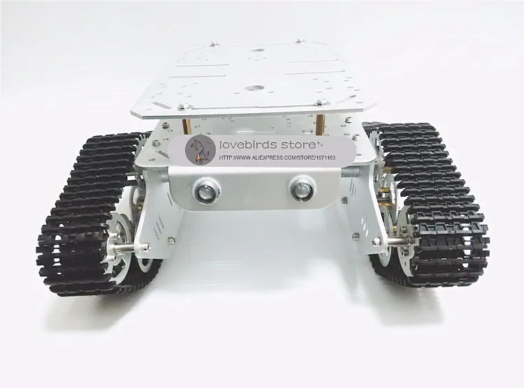 DIY гусеничный робот рама модель 7 DOF ABB манипулятор+ TK3A гусеничное шасси с мотором+ сервопривод управления и XD-229 AUNO R3