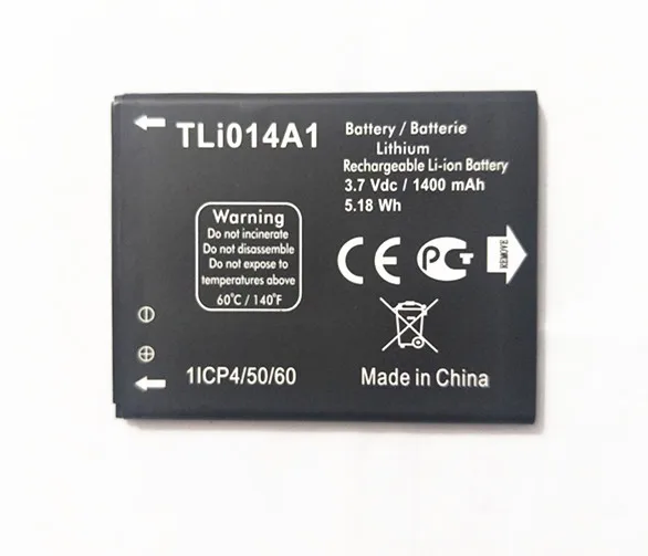 Новый литий-ионный аккумулятор 1400 мАч для Alcatel Pixi 3 4 5 (4 5) OT 4013D фотоэлемент |