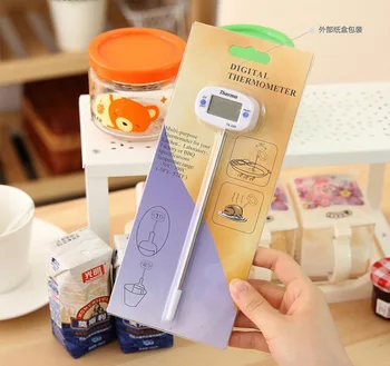 

240pcs/lot Hot Sale Instant Digital LCD Food BBQ Meat Chocolate Oven Cooking Probe Thermometer Kitchen Thermometer