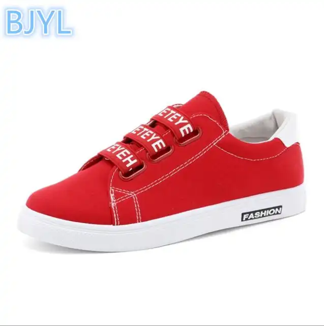 red canvas shoes mens