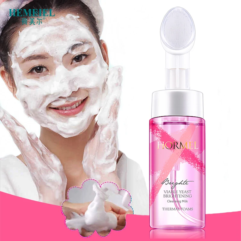 

HEMEIEL Face Wash Foaming Cleanser Viable Yeast Deep Clean Facial Skin Care Moisturizing Whitening Oil Control Korean Cosmetics