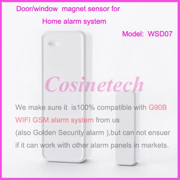 

New smart Two-way door magnet sensor for G90B WIFI GSM ALARM SYSTEM,Golden Security Home alarm systems Door/window door contact