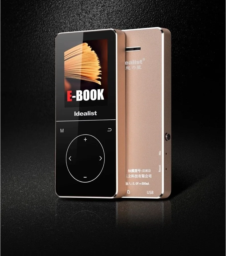 Idealist Touch Metal MP4 Player Lossless Player Walkman Lossless MP4 Support 128G TF Recording FM Picture With Armband Earphone (11)