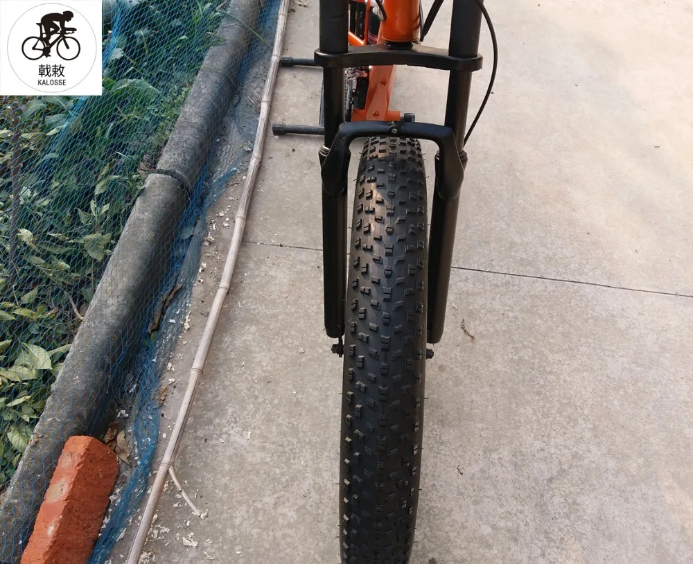 Top Kalosse  M370  27 speed ,  Full suspension 26*4.0 inch  mountain bicycle,  26*17 fat bikes  beach/snow mountain bike 2