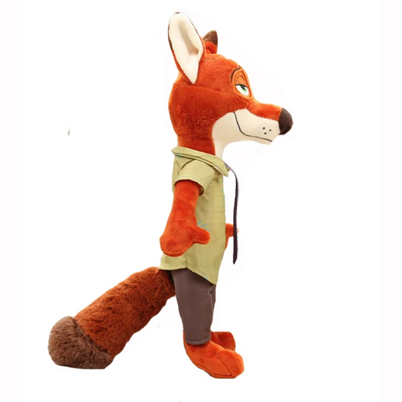 Фильм Zootopia плюшевые игрушки кролик Джуди Хоппс Ник Уайльд хлопок Мягкая кукла