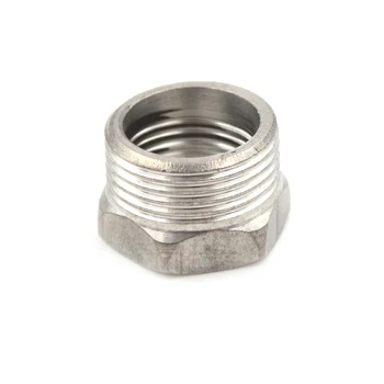 

1 PC 3/4" SS 304 NPT Male x 1/2" Female Thread Reducer Bushing Pipe Fitting