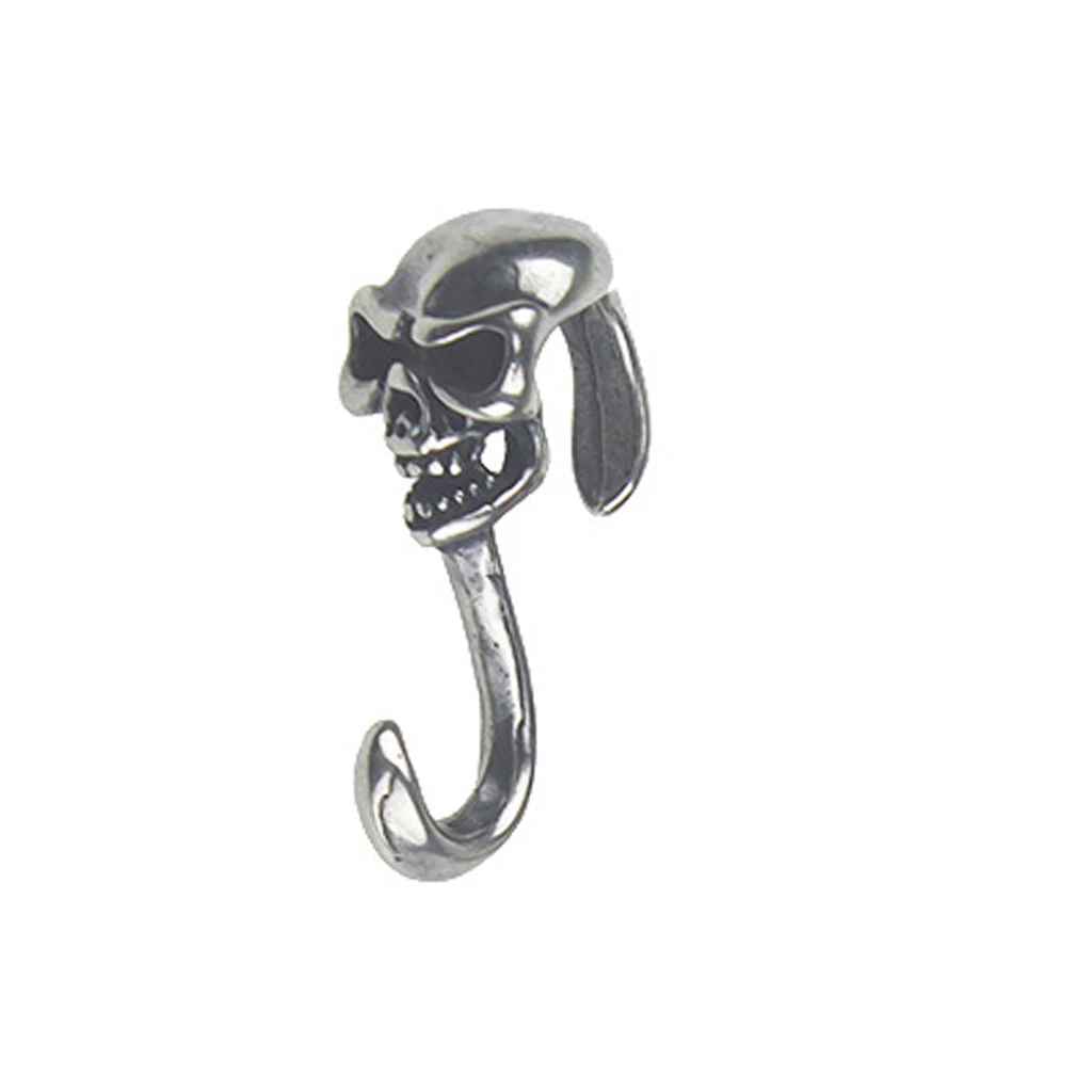Skull S Hook Clasp -DIY Necklace Bracelet Connector Findings Leather Craft