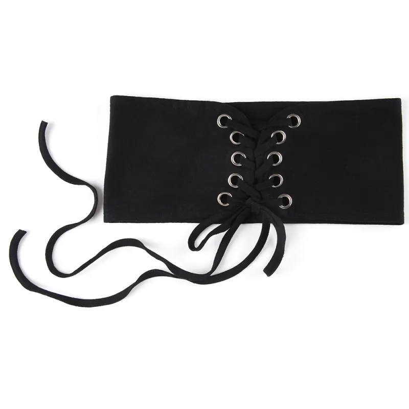 Женский винтажный трикотажный корсет на шнурках бандажный широкий пояс|belt styles|belt