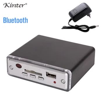 

kinter A2 mini amplifier audio DC12V 1A power supply SD USB input digital player with remote control headphone Active Speaker
