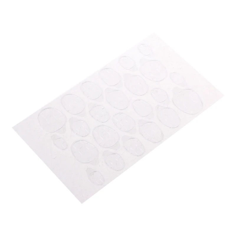 

24Pcs/Sheet Plastic Double Sided Pro Self Adhesive Tabs for False Nail Tool #35/19W