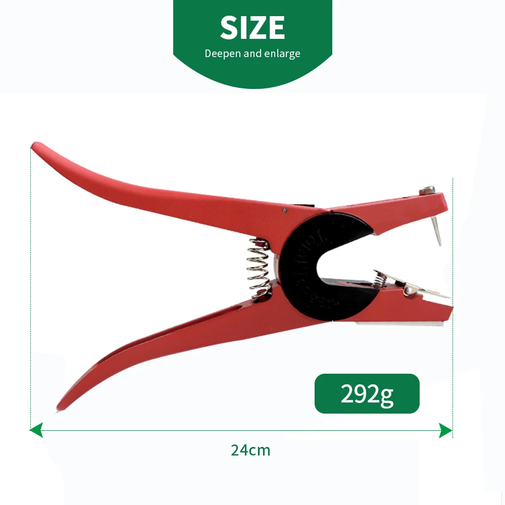Ушной Таггер автоматический замок плоскогубцы практичная металлическая Ушная бирка для козы Зажим Маркер аппликатор животных средства идентификации