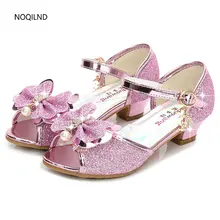 New Summer Kids Sandals For Girls Princess Shoes Shiny bow Crystal shoes Children Show High heels Sandals silver gold pink New Summer Kids Sandals For Girls Princess Shoes Shiny bow Crystal shoes Children Show High heels Sandals silver gold pink
