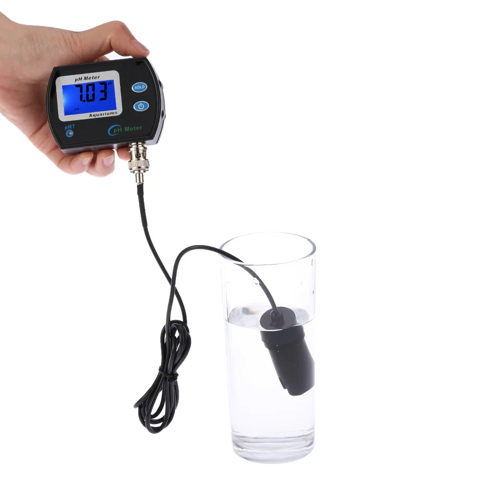 

Mini Online Water Quality Tester pH Meter aquarium water Monitor Analyzer tds meter with Temperature Compensation ATC Function