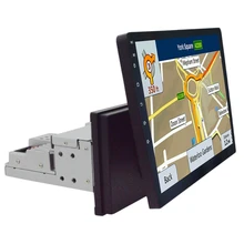 10,1 дюймов Android 8,1 Одношпиндельный автомобильный gps-навигатор многоугольная вращающаяся качающаяся головка Mp5 плеер