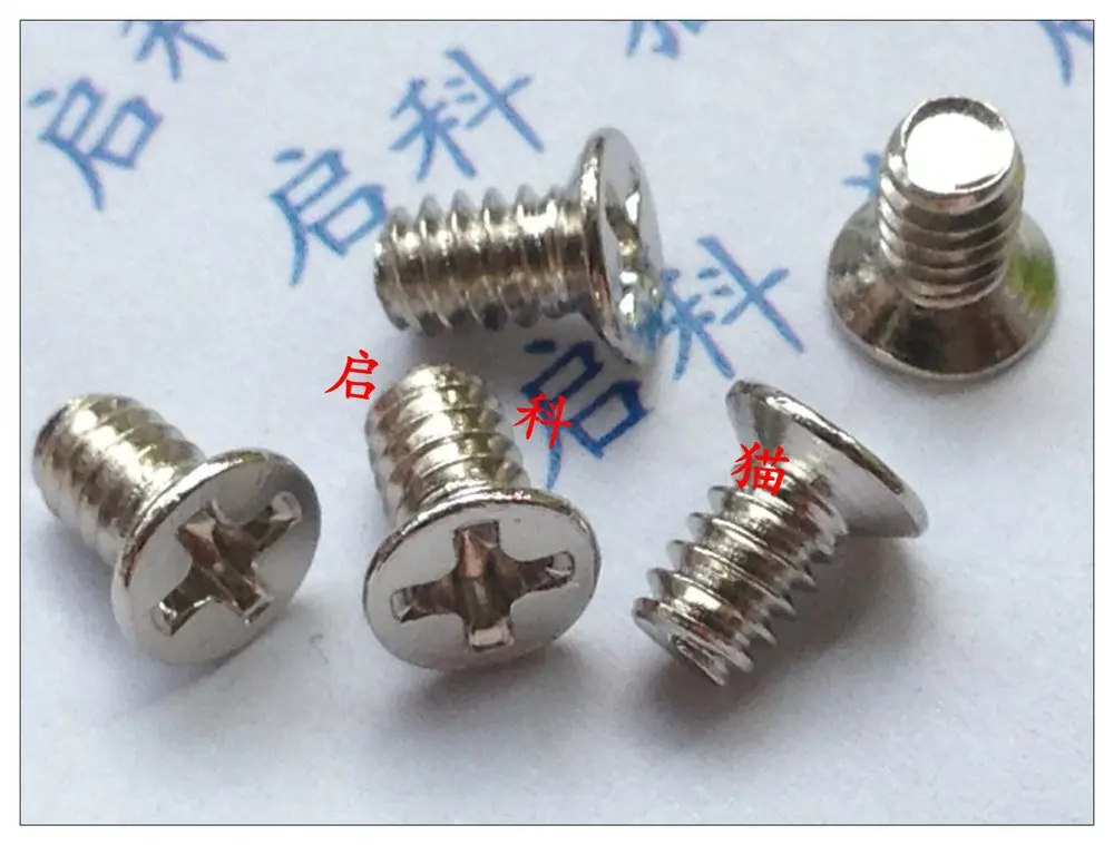 Computer hard drive screws, countersunk head screw drive , 6 32 * 6KM