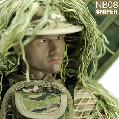 Джунгли снайперский солдат пластмассовые игрушечные модели 30 см Высота 1/6 военные весы Набор Кукла супер Гибкая 1" экшн-фигурка кукла игрушки - Цвет: lv se