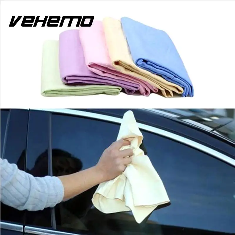 Multi function Car Natural Drying Chamois Wash Towel Synthetic Deerskin