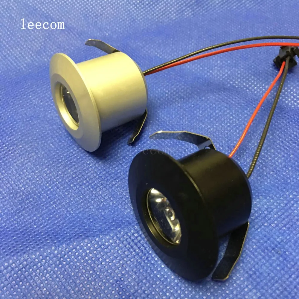 

10pcs/lot Mini Downlight diameter36mm Cabinet Spot Light 1W for Ceiling Recessed Lamp AC110V 230V Down lights free shipping