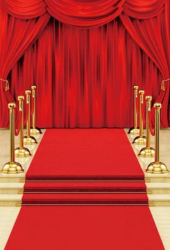 

Red Carpet Curtain Celebrity Photo Background Photography Backdrop Quality Vinyl