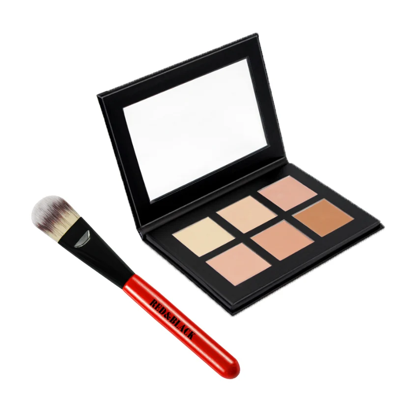 IMAGIC 6 Colors Contour Palette Concealer Makeup Contour Palette With Make up Brushes Maquiagem