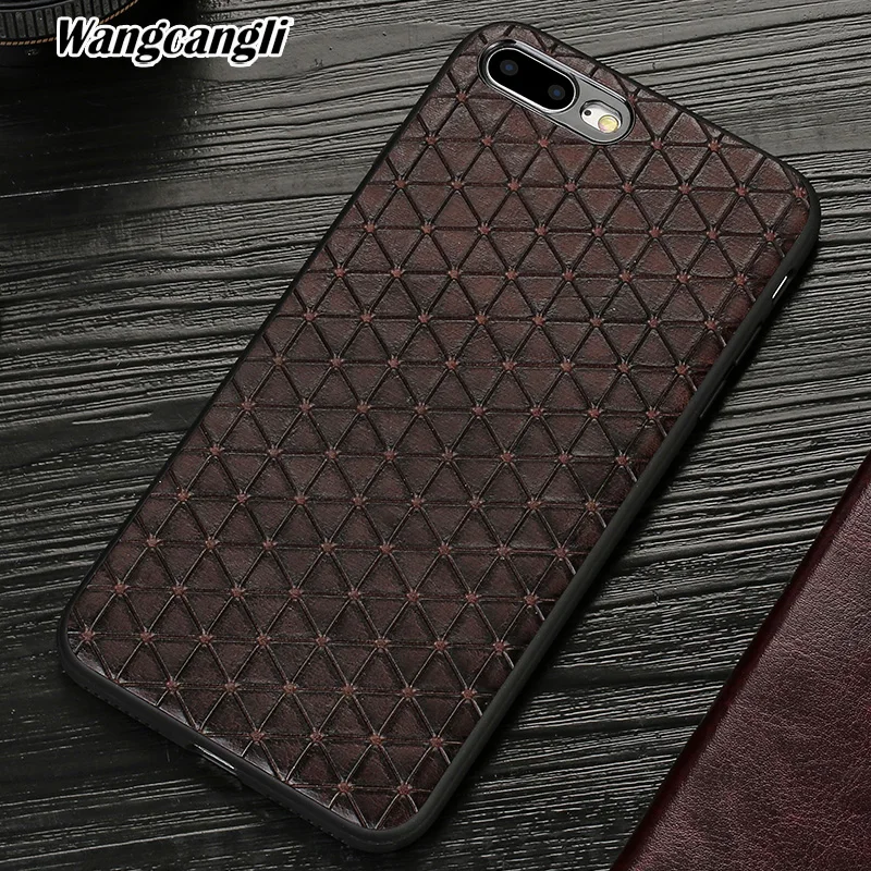 

1 all-inclusive phone protection caseNew triangle pattern phone case for iPhone 7 plus business mobile phone case2
