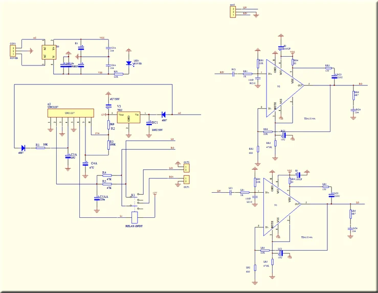 TDA1514A аудио усилитель наборы для плат 50 Вт * 2 двухканальный супер LM3886 LM1875 DIY