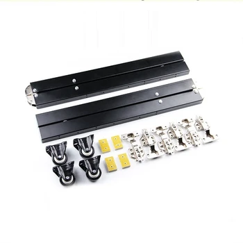 

1 Set (2pcs) Furniture Folding Invisible Table Hardware Accessories Retractable Multi-function Table Cabinet Desk Dining Table