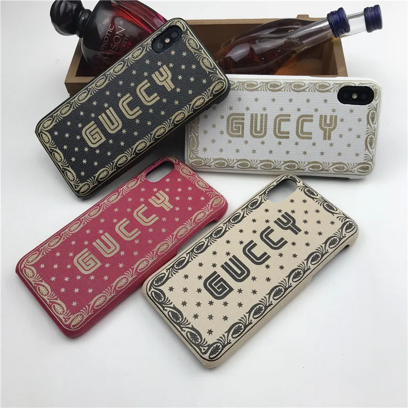 

GG Fashion Design Luxury Letters Hard case for iphone 6 S 7 7plus Brand Shell 8 8plus X 10 XR XS Max Women Fundas phone Cover