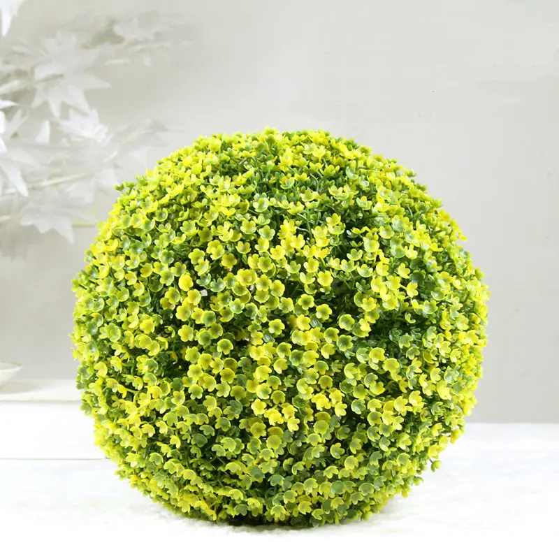 Йо Чо искусственные растения большие зеленые имитация пластика трава Буле для домашнего сада наружное украшение искусственный цветок шар
