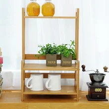 Бамбук многоцелевых приправа стойки простой кухонная техника для хранения стойки Чаша лоток для хранения стойки wx8151413