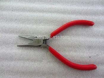 

Free Shipping gold Nose cutting cutter Pliers Fit, Professional plastic cuticle cutting nipper with red handle, goldsmith tools