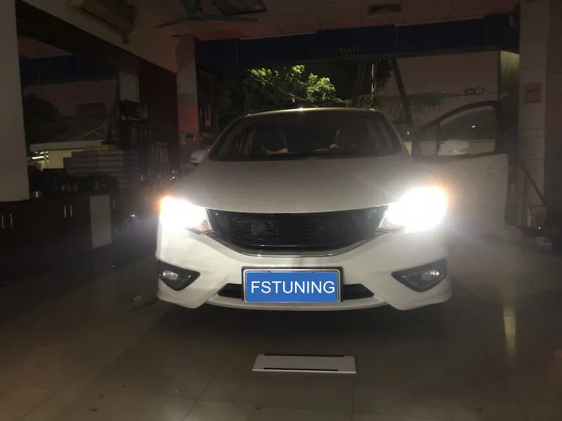 FSTUNING автомобильный Стайлинг H4 светодиодные фары лампы H13 9004 9007 50 Вт 8000LM Фары для