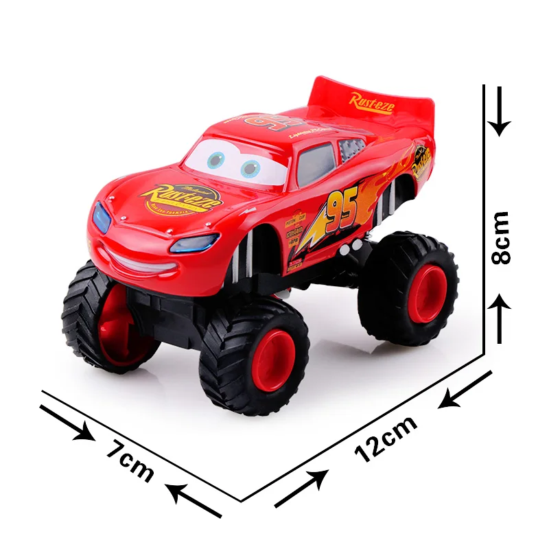 Машинки Disney Pixar Cars 3 Lightning McQueen Monster Pull Back мигающая модель Jackson Storm литая автомобиля